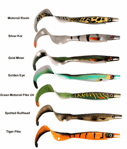 Strike Pro Pig Tail Junior 23 cm gummiagn til geddefiskeri | Fisk & Fang Helsingør